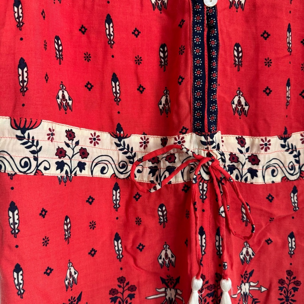 Spell and the Gypsy Collective Desert Wanderer Playsuit in Sunset - Picture 9 of 11